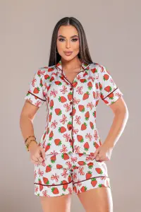 Pijama Americano Morango