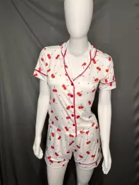 Pijama Americano Cereja