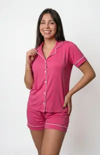 Pijama Americano Rosa
